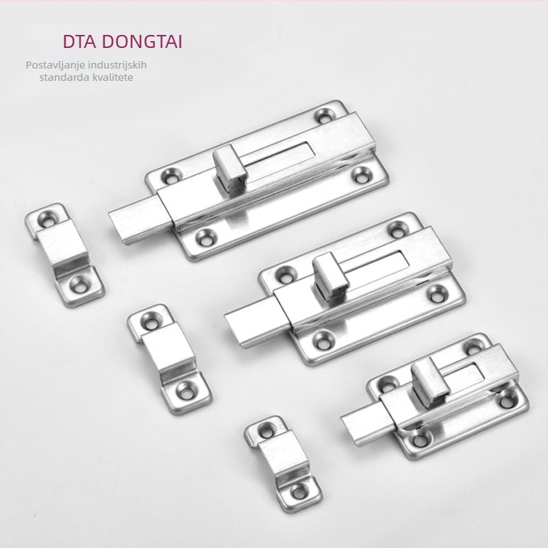Butterfly bolt latch — 201 nehrđajući čelik, elektroplatinski završetak, model Latch, marka DTA Dongtai