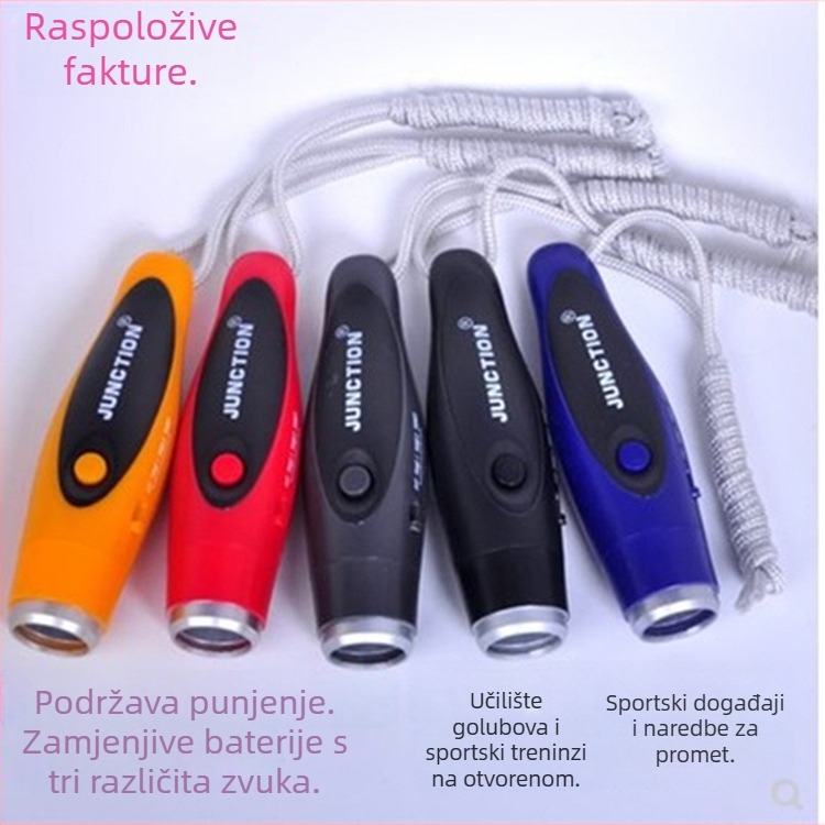 Punjaiva elektronička zviždaljka s tri tona, visoka glasnoća, ABS plastika