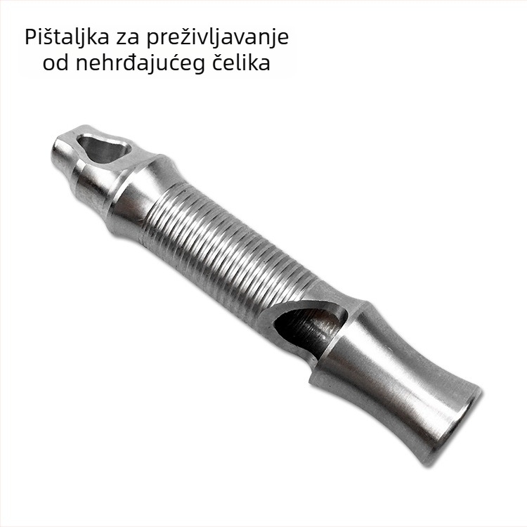 Piskaljka od nehrđajućeg čelika za kampiranje i preživljavanje, pištaljka za obuku kućnih ljubimaca, visoka frekvencija, licencirana privatna marka, HONGTAO