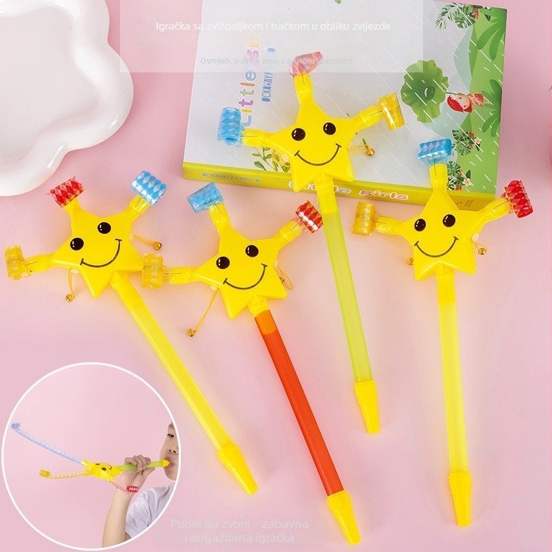 Hongqi plastična zviždaljka-igračka u crtani stil za zabave, poklon djeci i razrednicima