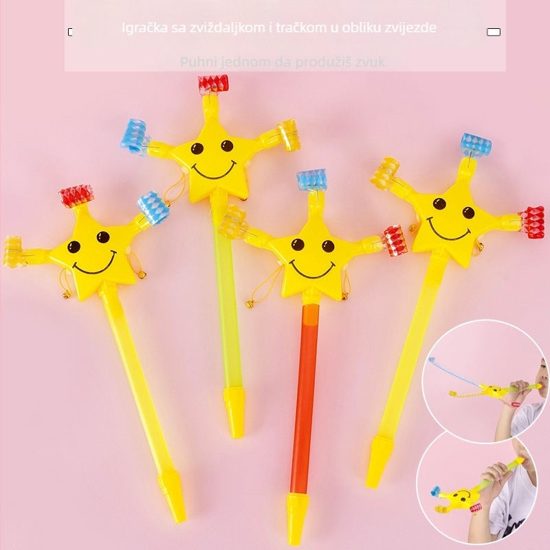 Hongqi plastična zviždaljka-igračka u crtani stil za zabave, poklon djeci i razrednicima