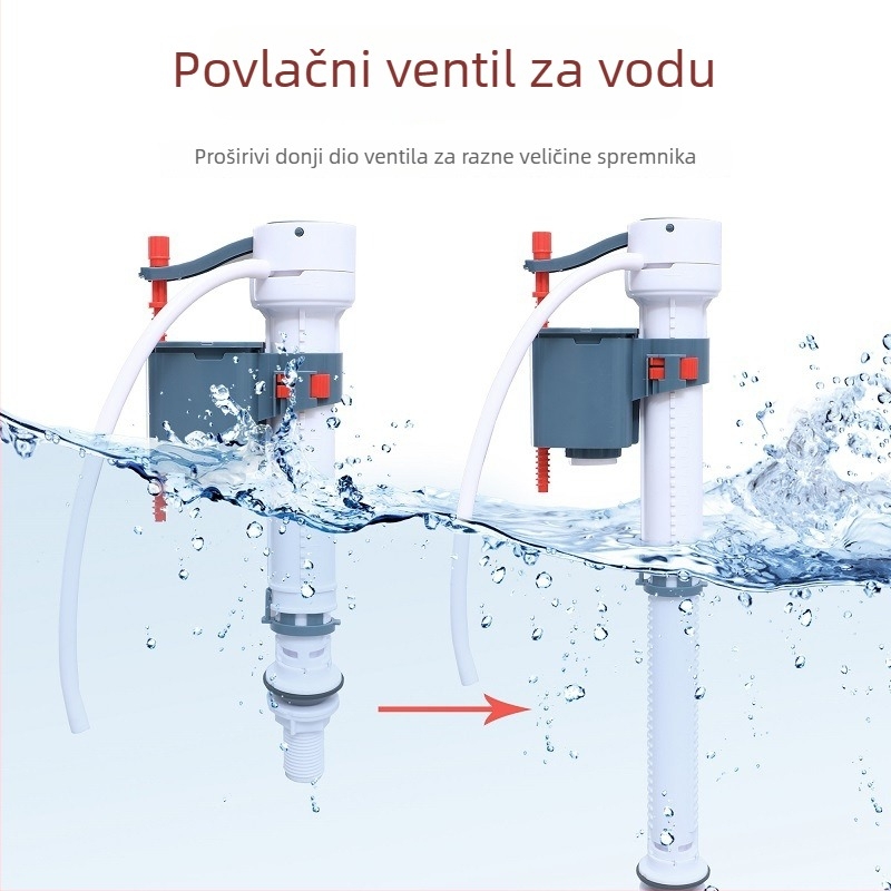 Zidni ulazni ventil za WC – ABS, Xin Leon, način rada 41, moderan jednostavan stil