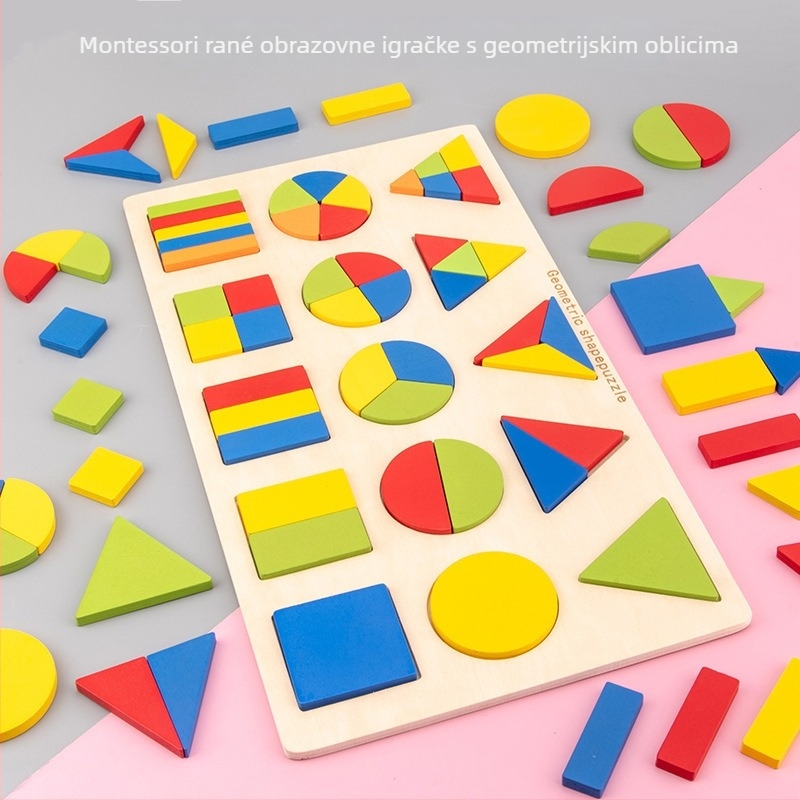 Drvena trodimenzionalna slagalica ploča za djecu (Materijal: drvo; Kategorija: trodimenzionalni panel; Uzrast: 0–2 godine; Prilagodba: Logo; Pakiranje: plastika)