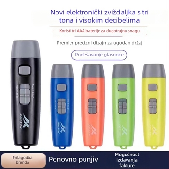 Elektronička sportska zviždaljka s prilagodljivim zvukom, dugom izdržljivošću i visokim decibelom (kućište ABS; Brend Jianxian)