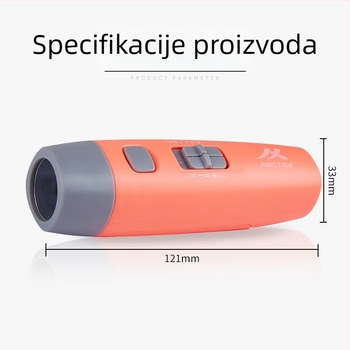 Elektronička sportska zviždaljka s prilagodljivim zvukom, dugom izdržljivošću i visokim decibelom (kućište ABS; Brend Jianxian)