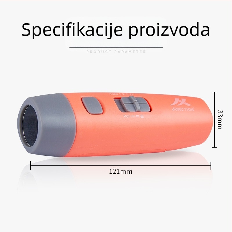 Elektronička sportska zviždaljka s prilagodljivim zvukom, dugom izdržljivošću i visokim decibelom (kućište ABS; Brend Jianxian)