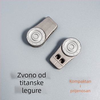 Píštalka za preživljavanje od titanijskog legura, za outdoor upotrebu, s dvostrukom rupom, jak zvuk, prenosni ključni lančić, model 200/300