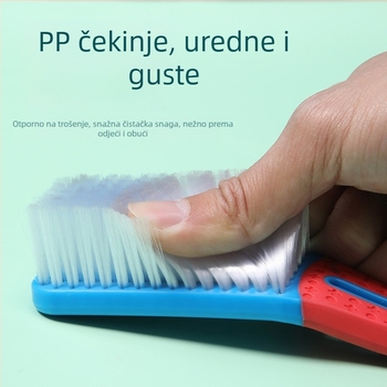 Četka za obuću s mekanim plastičnim vlaknima, dugi držak, četka za pranje odjeće, 400 komada, 50 g