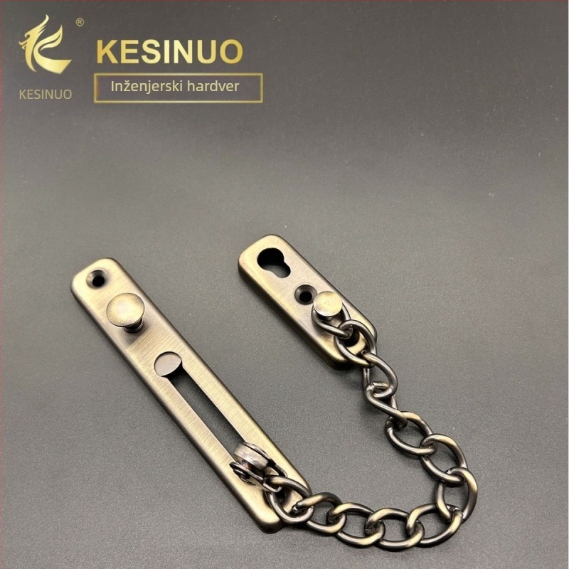 Coosno KSN-009 Nerđajući čelični lanac za vrata, brušeni završni sloj, model KSN-009, marka Coosno, moderni minimalistički stil