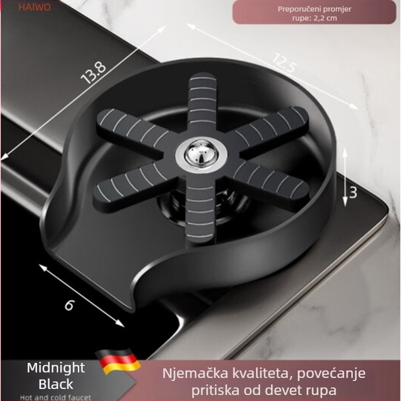 Automatsko visokotlačno pranje čaša za sudoperu — nehrđajući čelik, model HW-XBQ, nominalni tlak 1.6, temperatura 0–90°C, 20 mm ulaz/izlaz