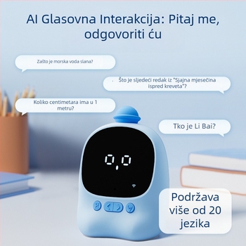 Astronomski edukativni budilnik – digitalni LED prikaz, napajanje baterijama, svjetsko vrijeme, alarm, noćna svjetiljka