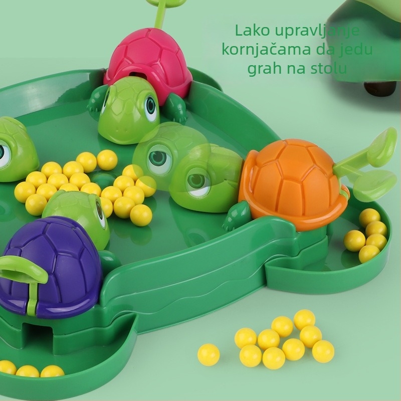 Desktop interaktivna obrazovna igra s temom kornjače i žabe za roditeljsko-djeci interakciju; plastika, 3C certificirano, uzrast 4–6 godina