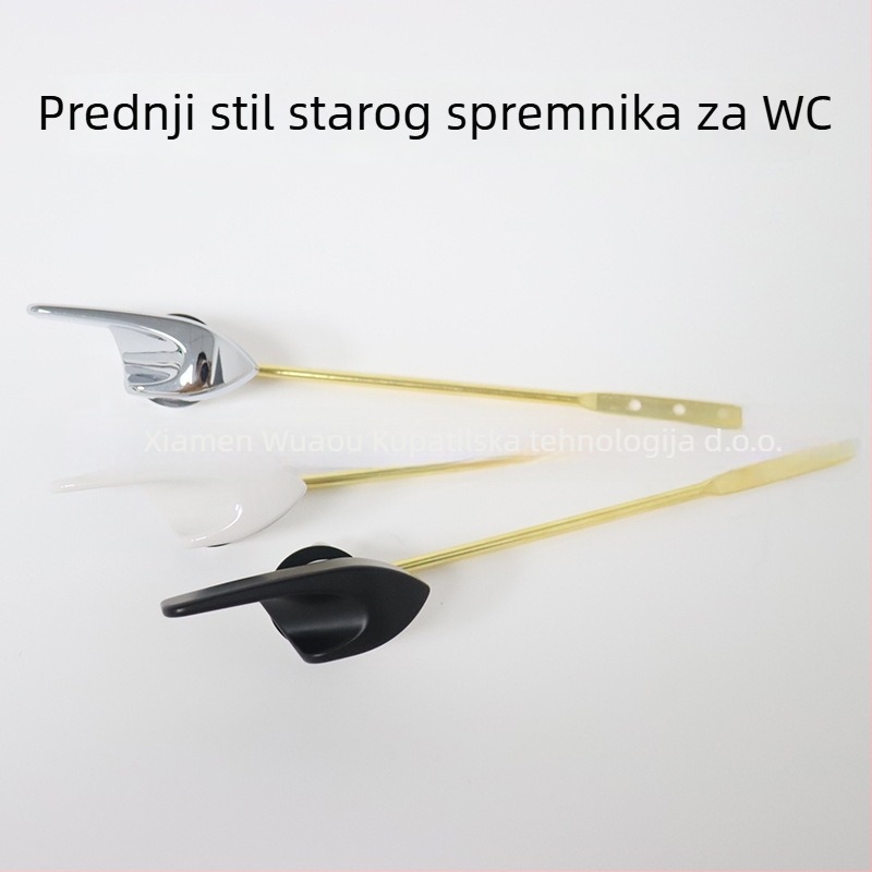 Gumb spremnika toalete, prednje pritiskanje, materijal: cinkova legura i bakar, ručna operacija, XAWY