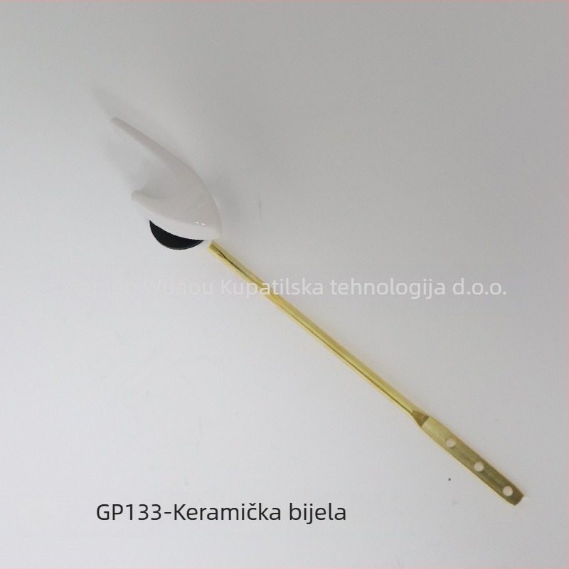 Gumb spremnika toalete, prednje pritiskanje, materijal: cinkova legura i bakar, ručna operacija, XAWY