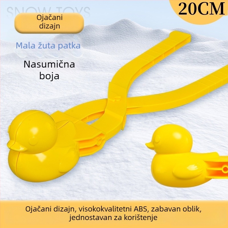 Junqi plastični klips za snježne kuglice za djecu | brzo oblikovanje snježnih kuglica | snježni klip