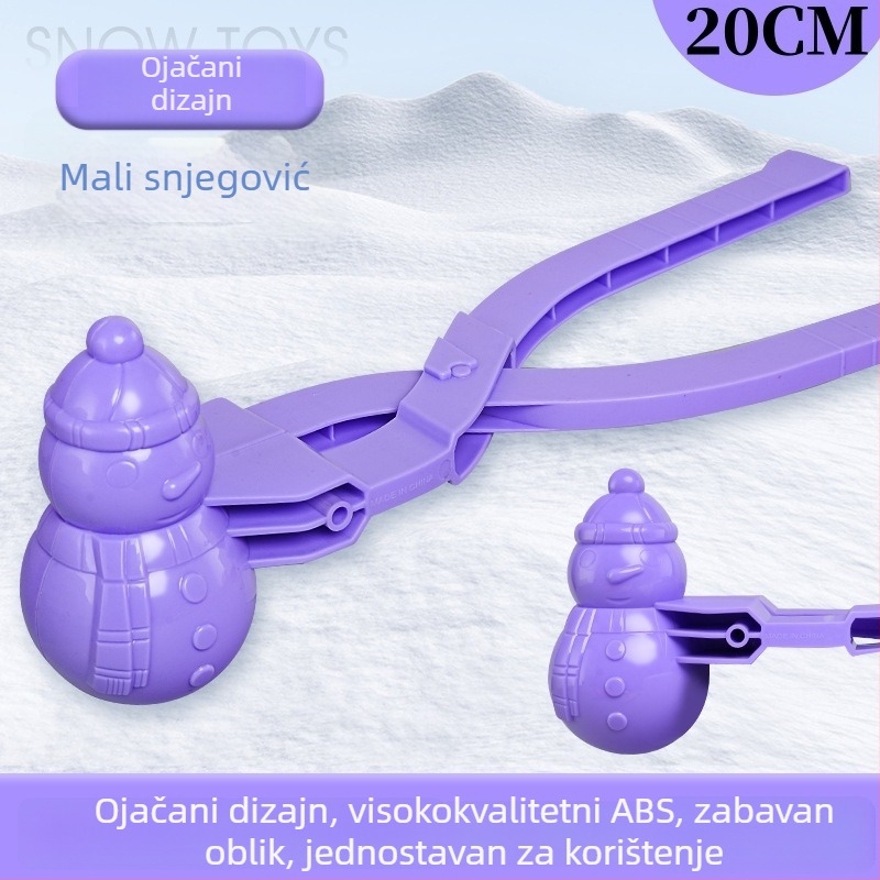 Junqi plastični klips za snježne kuglice za djecu | brzo oblikovanje snježnih kuglica | snježni klip