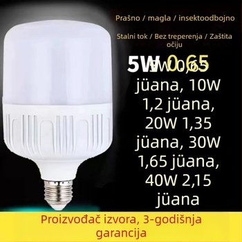 LED žarulja s E27 utičnicom, 220V, IP43 zaštita, vijek trajanja 100000 h