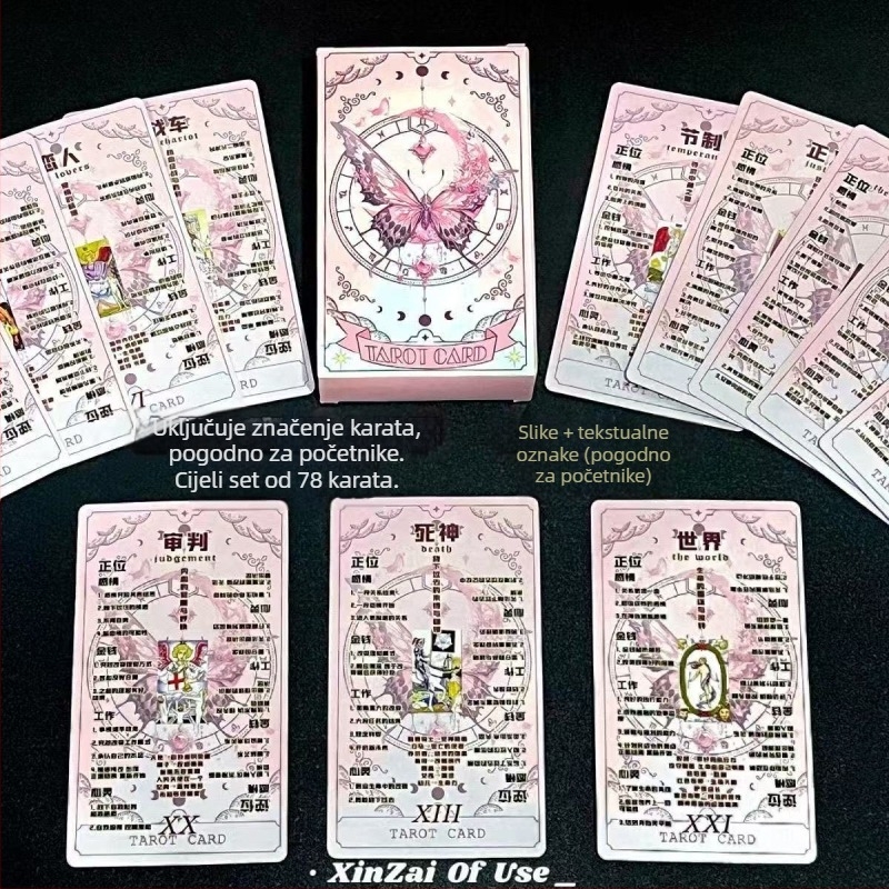 Tarot West Classic edukativni set karata — papir; za zabavne parkove; Kategorija: poker; Pakiranje: Opp bag; 3C konfiguracija: Igračke za uzrast 14+; Dobna skupina: Mladi 15–35