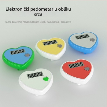 Pedometar za trčanje – jednofunkcionalni, ABS materijal, prilagodljiv logotip, 500 komada u kutiji