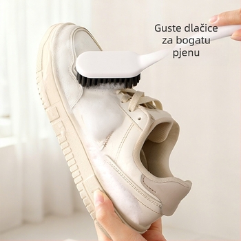 FaSoLa Četka za cipe s dugačkim držalom, mekani dlačice koje ne oštećuju cipele; četka za čišćenje protiv začepljenja; materijali: HIPS, PP, PVC