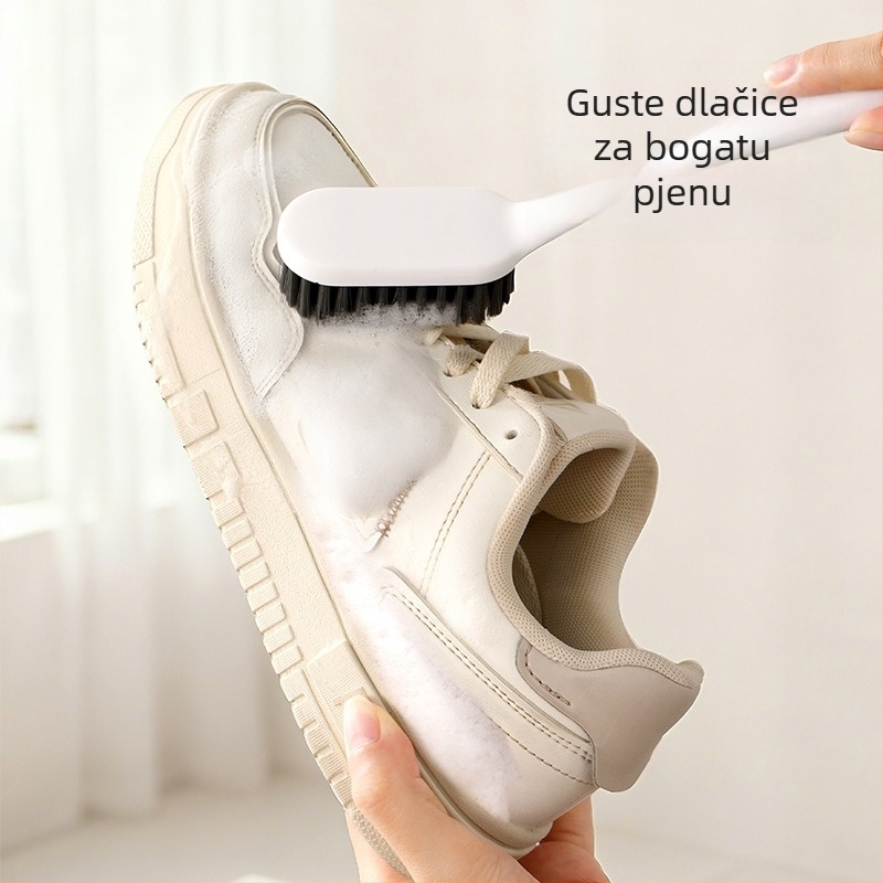 FaSoLa Četka za cipe s dugačkim držalom, mekani dlačice koje ne oštećuju cipele; četka za čišćenje protiv začepljenja; materijali: HIPS, PP, PVC
