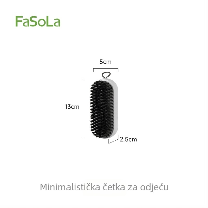 FaSoLa Četka za cipe s dugačkim držalom, mekani dlačice koje ne oštećuju cipele; četka za čišćenje protiv začepljenja; materijali: HIPS, PP, PVC
