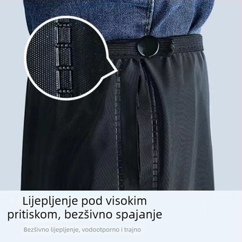 Kišne navlake za cipele za muškarce i žene, pojačane, otporne na habanje, vodootporne PVC navlake za cipele, visok rub za vožnju biciklom na otvorenom (mogućnost tiskanja loga)