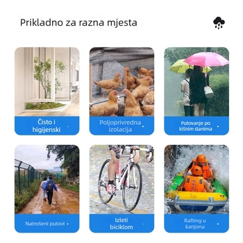 Jednokratne vodootporne navlake za obuću, protuklizne, od čvrstog plastike, otporne na habanje