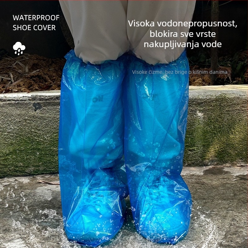 Jednokratne vodootporne navlake za obuću, protuklizne, od čvrstog plastike, otporne na habanje