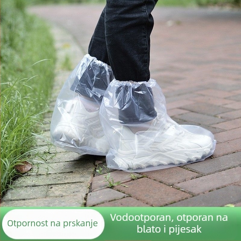 Jednokratne navlake za cipele, vodootporne, otporne na pijesak, debeli za vanjsku upotrebu (vodootporne, otporne na pijesak, debeli, visoki)