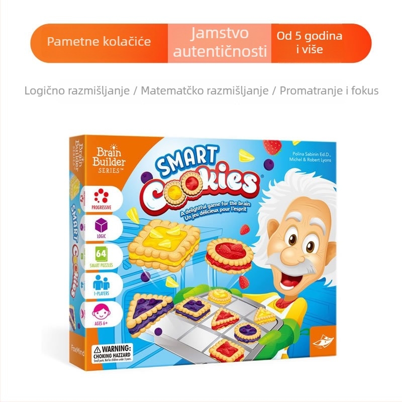 Foxmind društvena igra s karticama: logičko razmišljanje; materijal papir; pogodno za uzrast 7–14 godina.