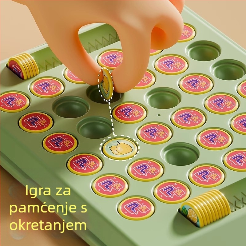 Družabna igra - bitka pamćenja, obrtni šah, logičko razmišljanje (Plastika; šahovski tip igre; funkcija preokreta; uzrast 7–14 godina)