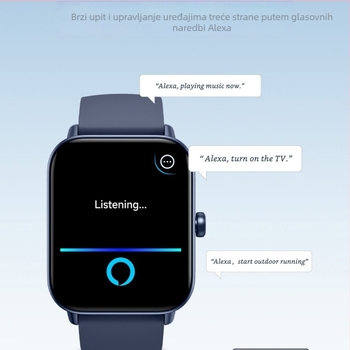 IDW19 pametni sat: Bluetooth pozivi, praćenje srčanog ritma i zasićenja krvi kisikom, glasovni asistent; značajke: baterija 180 mAh, TFT zaslon, titanijsko kućište, silikonska narukvica