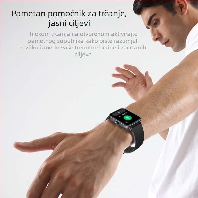 IDW19 pametni sat: Bluetooth pozivi, praćenje srčanog ritma i zasićenja krvi kisikom, glasovni asistent; značajke: baterija 180 mAh, TFT zaslon, titanijsko kućište, silikonska narukvica