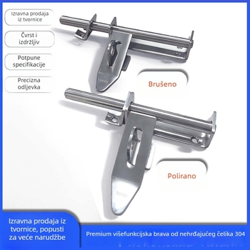 Gujiu Jian Premium Mortise Lock – Vrata Buckle-Type brava, Nehrđajući čelik, Model: Premium Mortise Lock, Završna obrada: Mehaničko poliranje