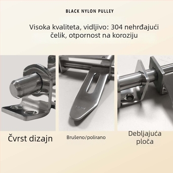 Gujiu Jian Premium Mortise Lock – Vrata Buckle-Type brava, Nehrđajući čelik, Model: Premium Mortise Lock, Završna obrada: Mehaničko poliranje