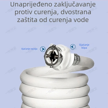 Cijev za dovod vode u perilicu rublja, PVC materijal, moderni jednostavni stil