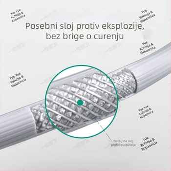 Cijev za dovod vode u perilicu rublja, PVC materijal, moderni jednostavni stil