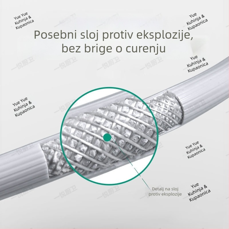 Cijev za dovod vode u perilicu rublja, PVC materijal, moderni jednostavni stil