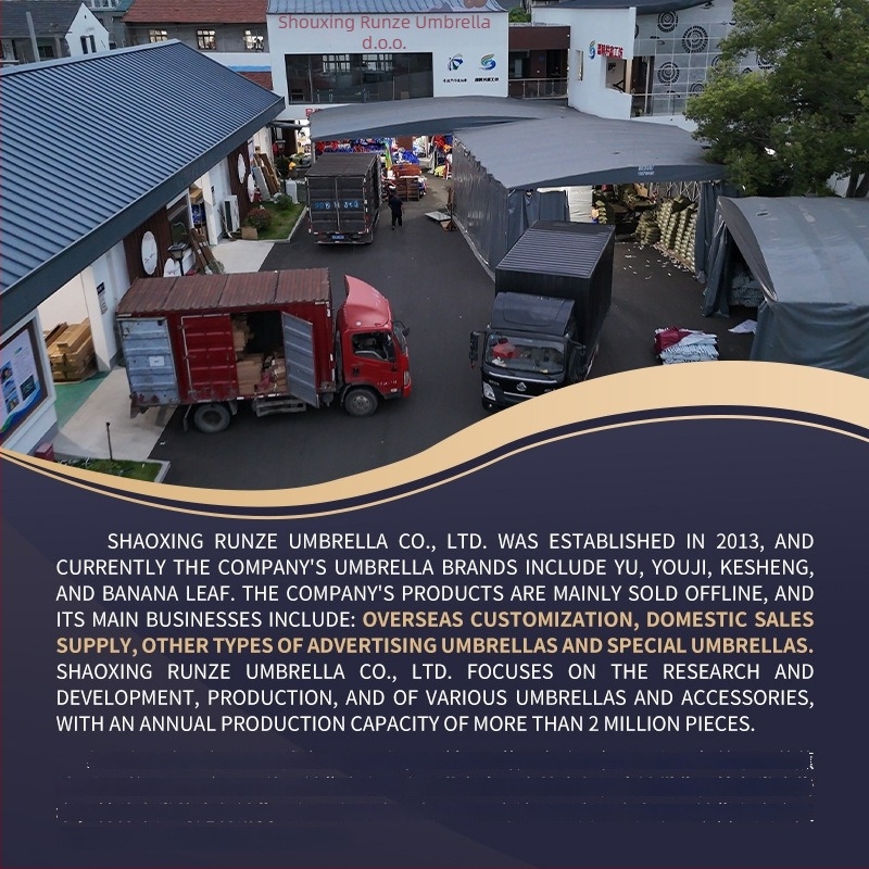 Suncana kišobran s tiskom logotipa, 8-rebrni željezni okvir, poliester 170T, UPF>50, ručno otvaranje