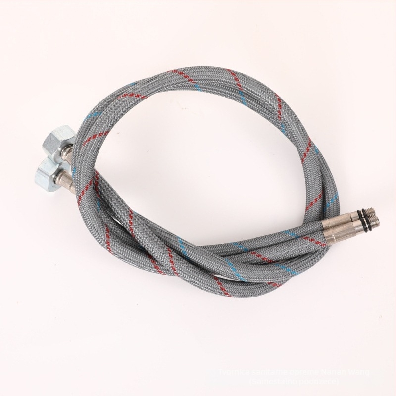 Cijev za dovod vode za WC, toplu i hladnu vodu, G1/2 priključak, opleten najlonski crijevo, otporno na eksploziju