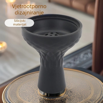 Silikonska šalica za narghile, marke Hemu smoking set, model Hmbt987, tisk logotipa dostupan, paket od 100 kom.