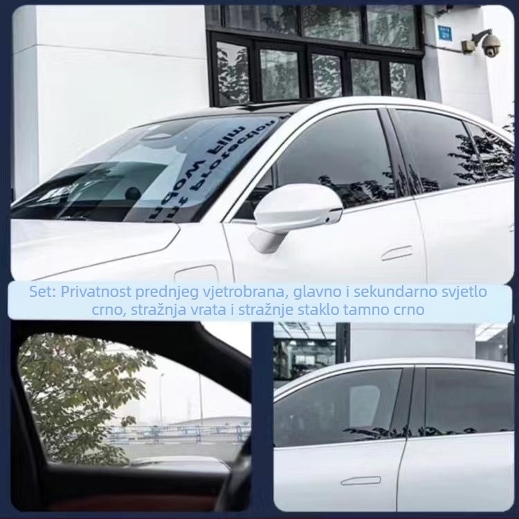 Nano keramični auto film za cijeli automobil, propusnost svjetla 70–80%, UV zaštita iznad 90%