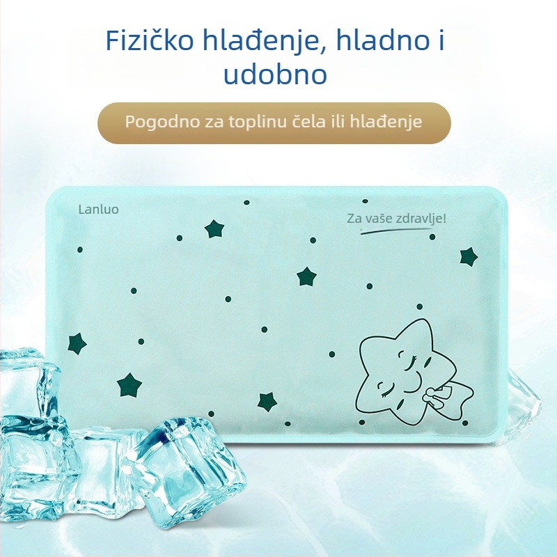 Podloga za hlađenje za bebe i djecu – ponovno upotrebljiva podloga s gelom, PVC tkanina, napunjena vodom