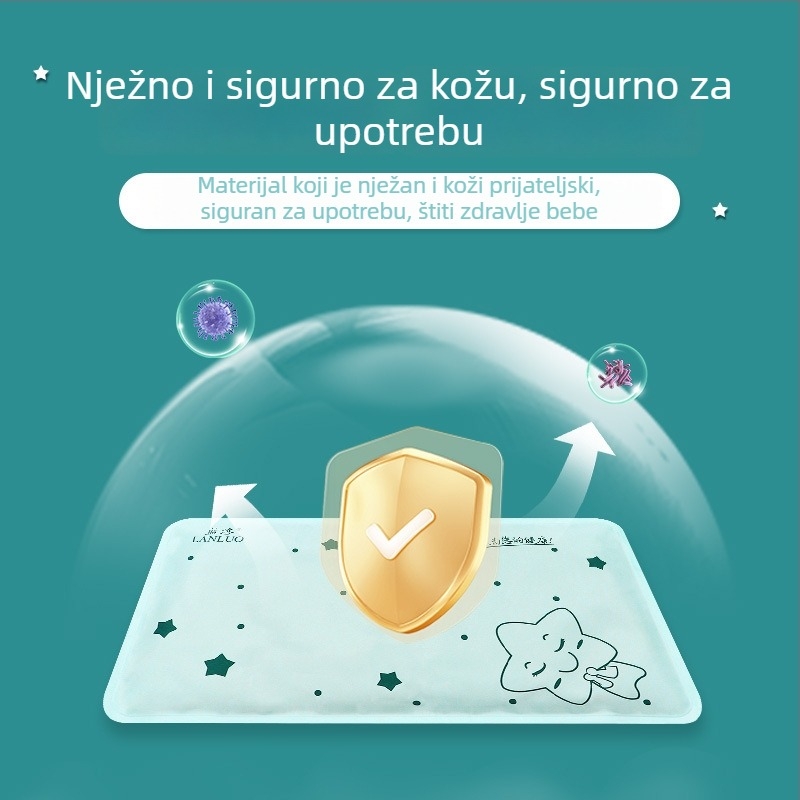 Podloga za hlađenje za bebe i djecu – ponovno upotrebljiva podloga s gelom, PVC tkanina, napunjena vodom