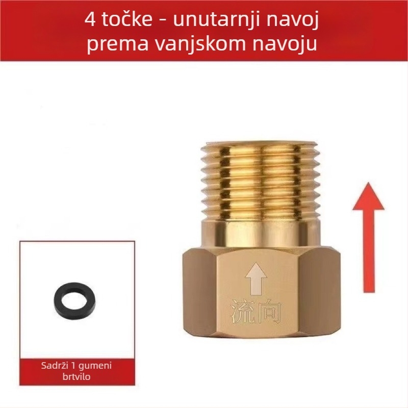 Provjerni ventil - nehrđajući čelik, bakar, mesing; Toilet Check Valve 1500; moderni minimalistički stil
