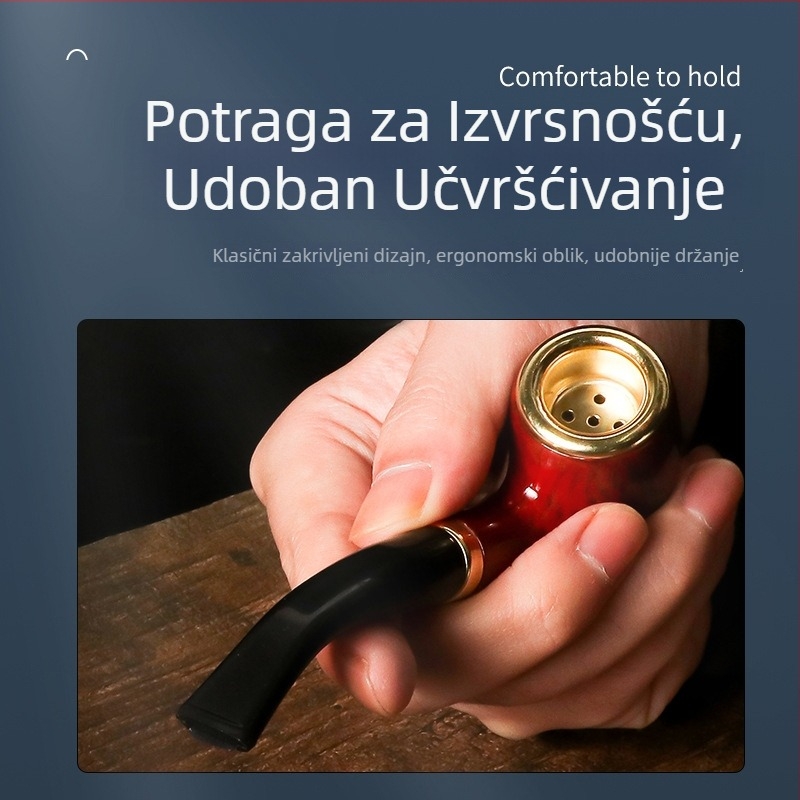 Dhl fajka od smole — moderni minimalistički stil, ponovno upotrebljiva
