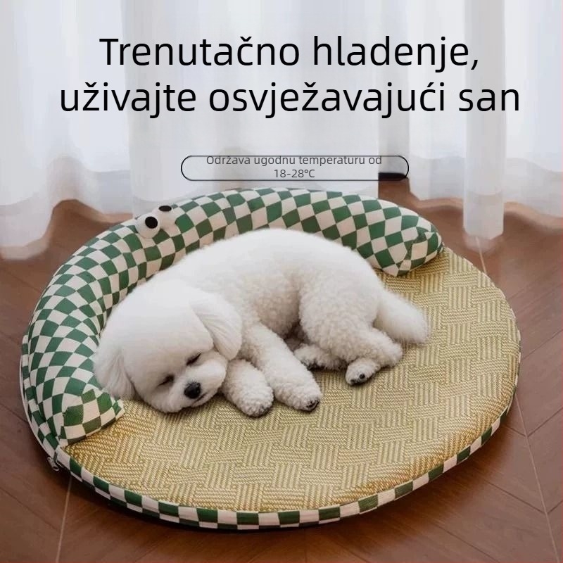 Chladi podloga za kućne ljubimce – platnena ledena podloga za mačke i pse, ljetna spavaća podloga, jednostavno za čišćenje