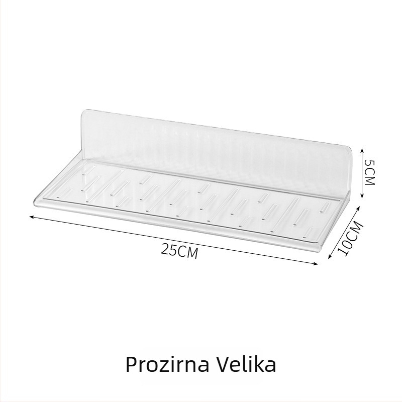 Zidna polica za kamere, usmjerivače i monitore — bez bušenja, plastična konstrukcija, jednostavan modern dizajn, višefunkcionalna i pokretna