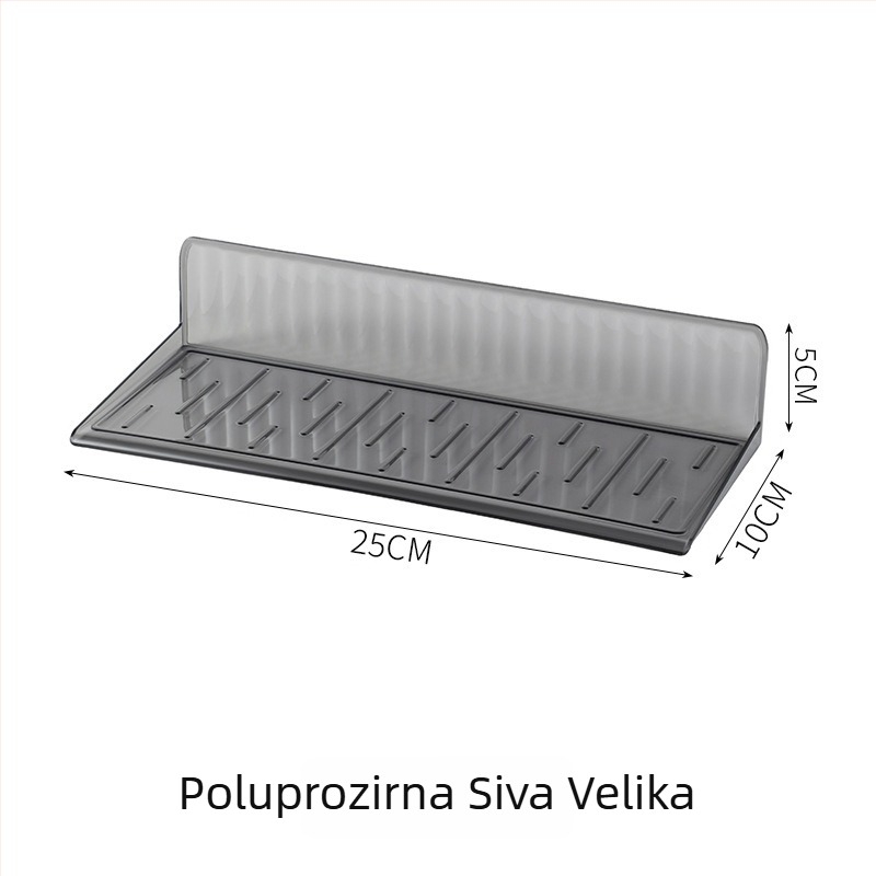 Zidna polica za kamere, usmjerivače i monitore — bez bušenja, plastična konstrukcija, jednostavan modern dizajn, višefunkcionalna i pokretna